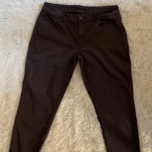 Maurices Chocolate Brown Stretch Jeans size 14R